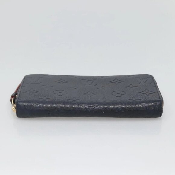 LOUIS VUITTON Empreinte Zippy Wallet Navy Marine Rouge M62121 LV Auth fm4618 - Picture 9 of 16